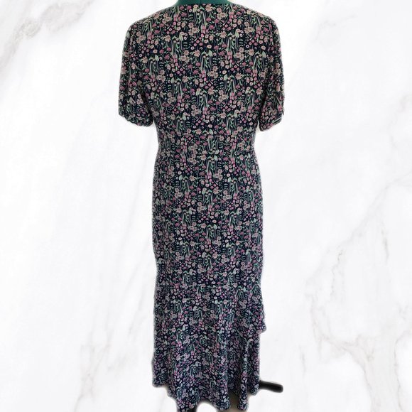 Nanette Lepore Floral Wrap Dress - Picture 7 of 11